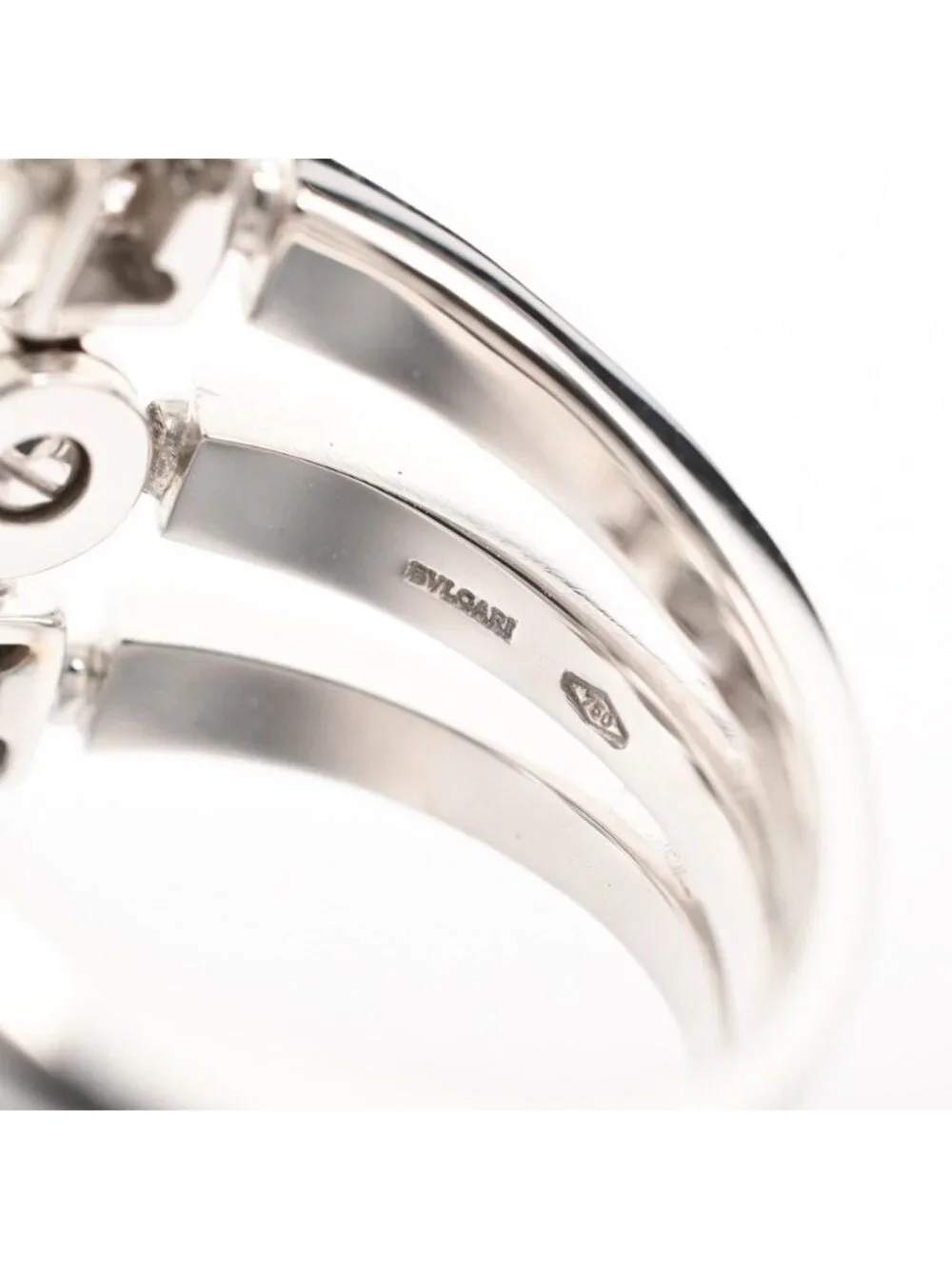 Bvlgari Ring Lucia White Gold